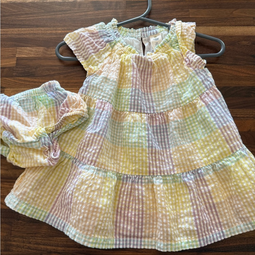 Tucker + Tate Gingham dress and bloomers
